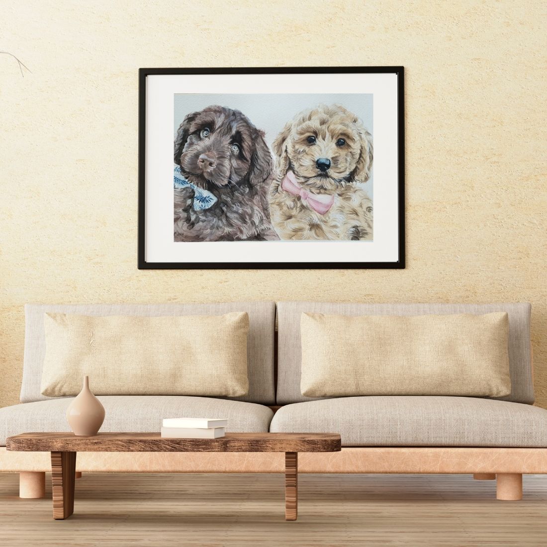 2 pets a4 size pet portraits by hayley artistry watercolours