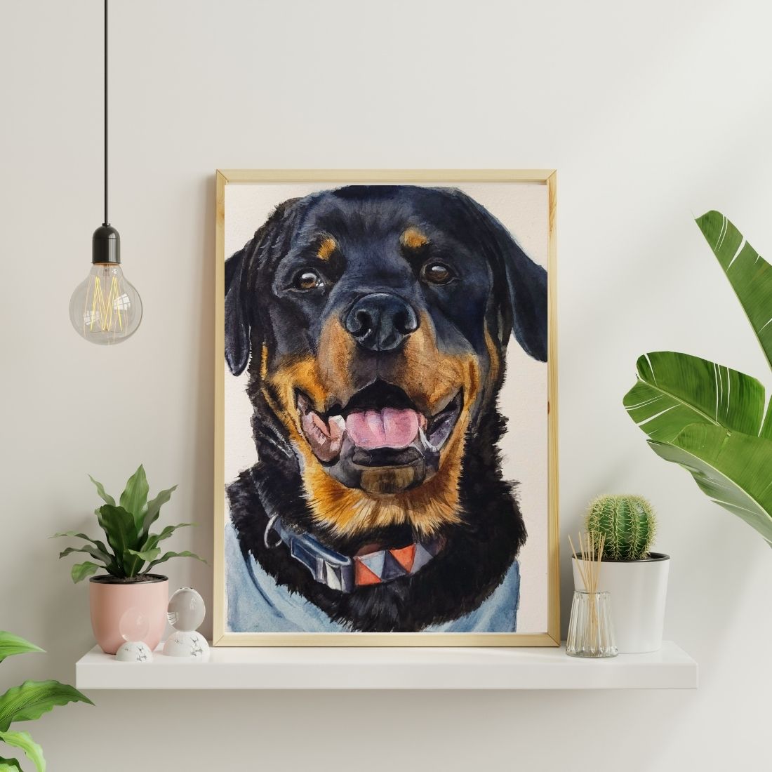 hayley artistry pet portraits cats dogs a4 size single pet