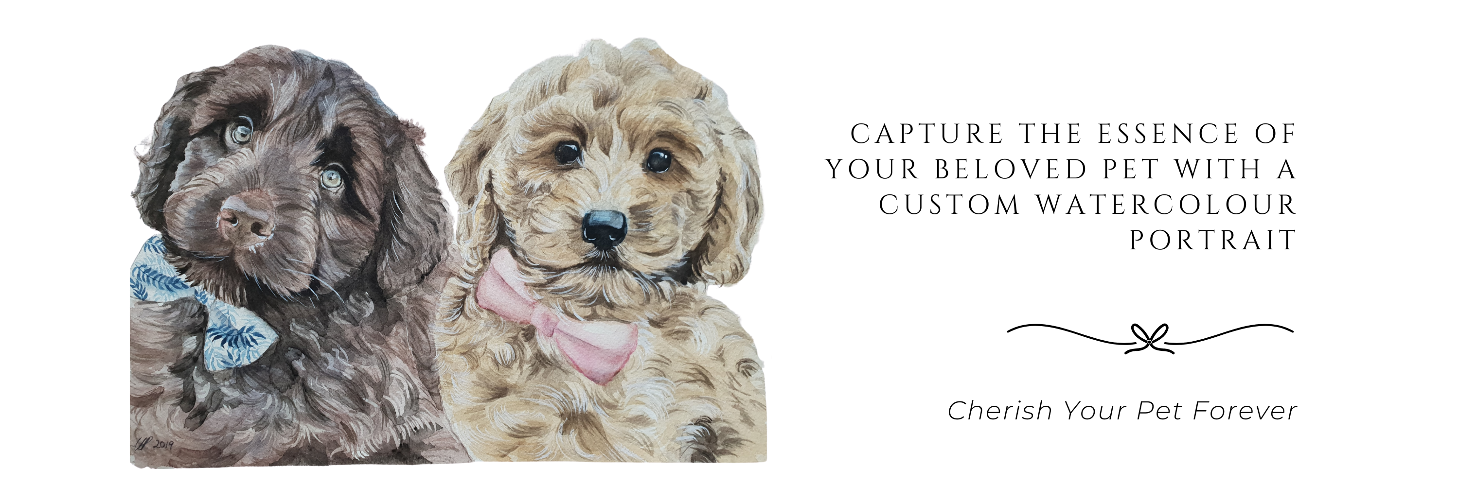 CAPTURE THE ESSENCE OF yOUR PET WITH A HAYleY ARTISTRY PET portrAIT